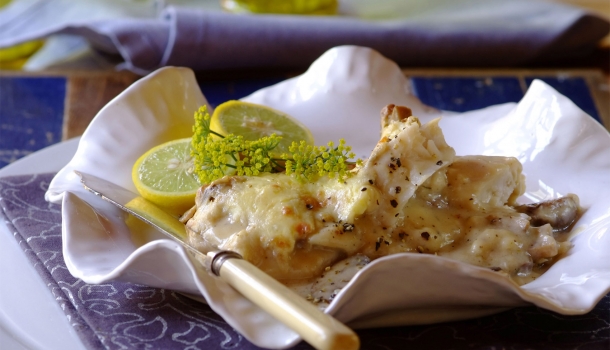 Zesty Lemon Pepper Fish and Mushroom Bake